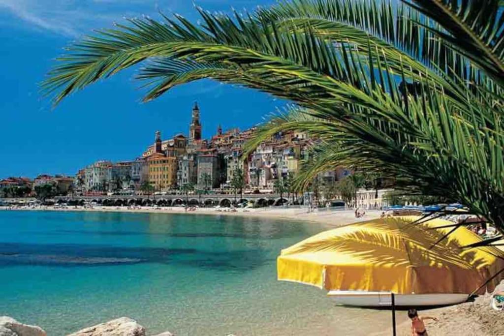 Monaco # Menton - 4 Persons - Hypercenter - Private Parking - Full Renovated - Clim - Fast Wifi - Beach And Sun Dış mekan fotoğraf