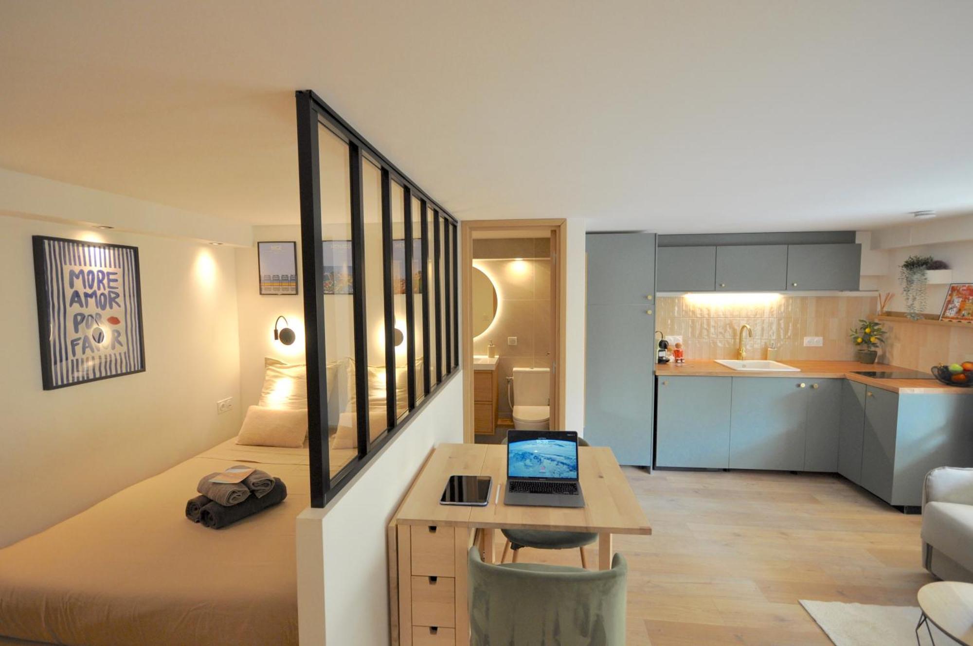 Monaco # Menton - 4 Persons - Hypercenter - Private Parking - Full Renovated - Clim - Fast Wifi - Beach And Sun Dış mekan fotoğraf